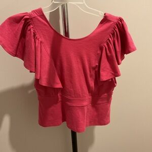 Flutter sleeve
Back detail